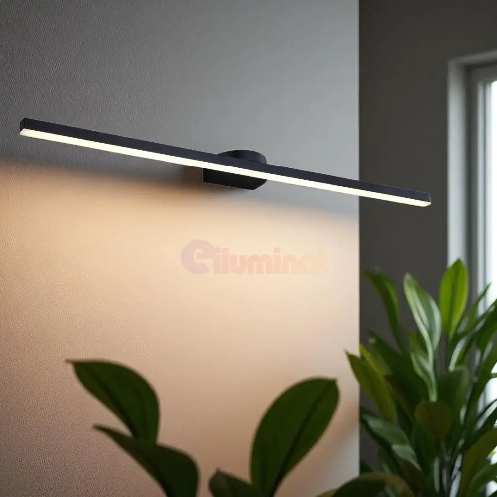 Aplica LED de Perete Black Lumi Deco 12W NEAGRA / MINIMALIST DESIGN / APLICA PERETE Wall Light Fixtures