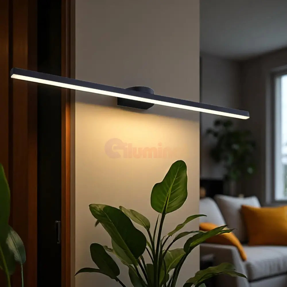 Aplica LED de Perete Black Lumi Deco 12W NEAGRA / MINIMALIST DESIGN / APLICA PERETE Wall Light Fixtures