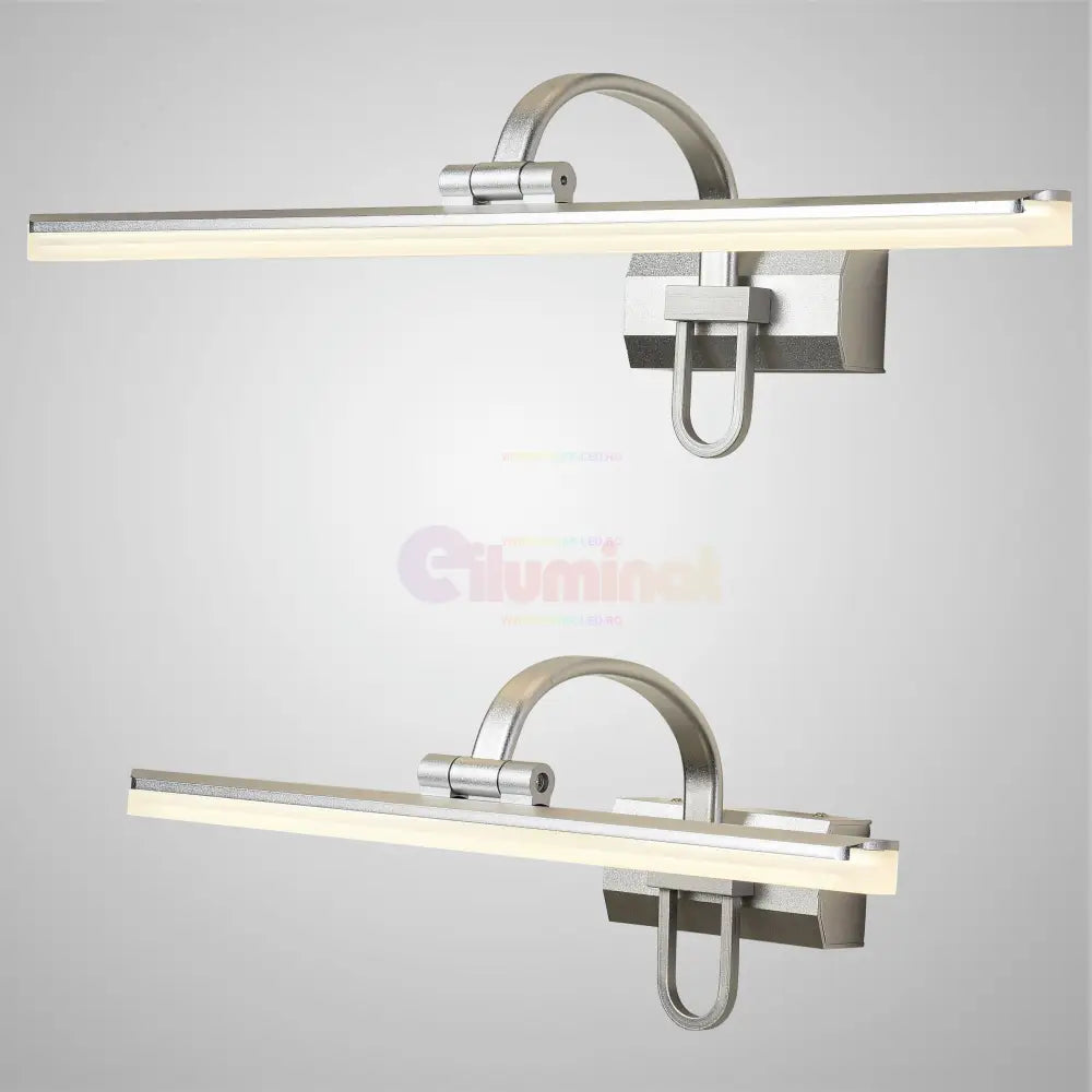 Aplica Led Baie 36W 58Cm Argintie Reglabila C1308Ch Wall Light Fixtures