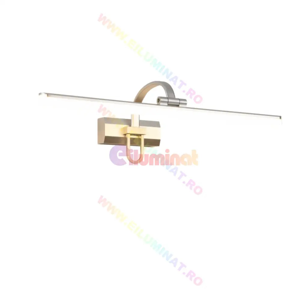 Aplica Led Baie 36W 58Cm Argintie Reglabila C1308Ch Wall Light Fixtures