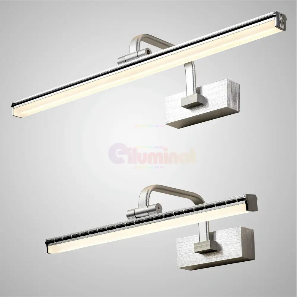 Aplica Led Baie 36W 58Cm Argintie Reglabila C1309Ch Wall Light Fixtures