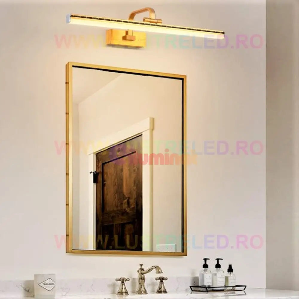 Aplica Led Baie 36W 58Cm Aurie Reglabila C1309Gd Wall Light Fixtures