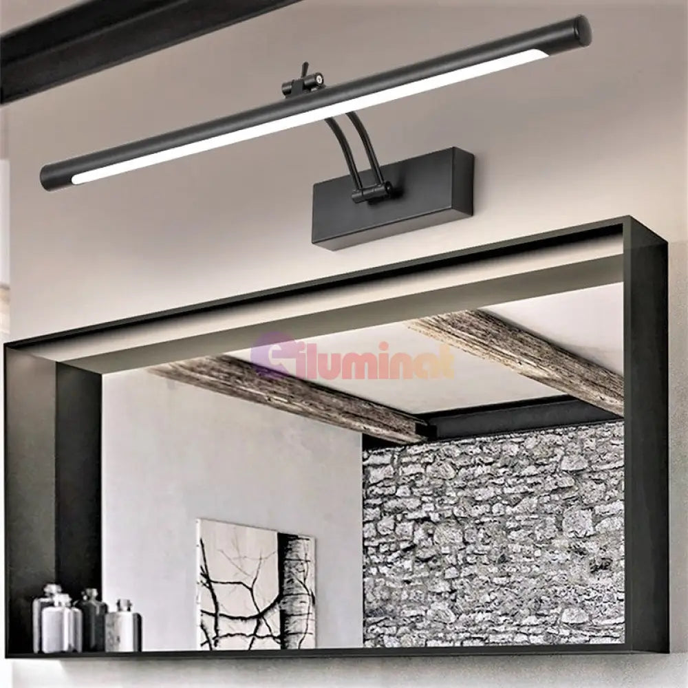 Aplica Led Baie 36W 58Cm Neagra Reglabila C1310Bk Wall Light Fixtures