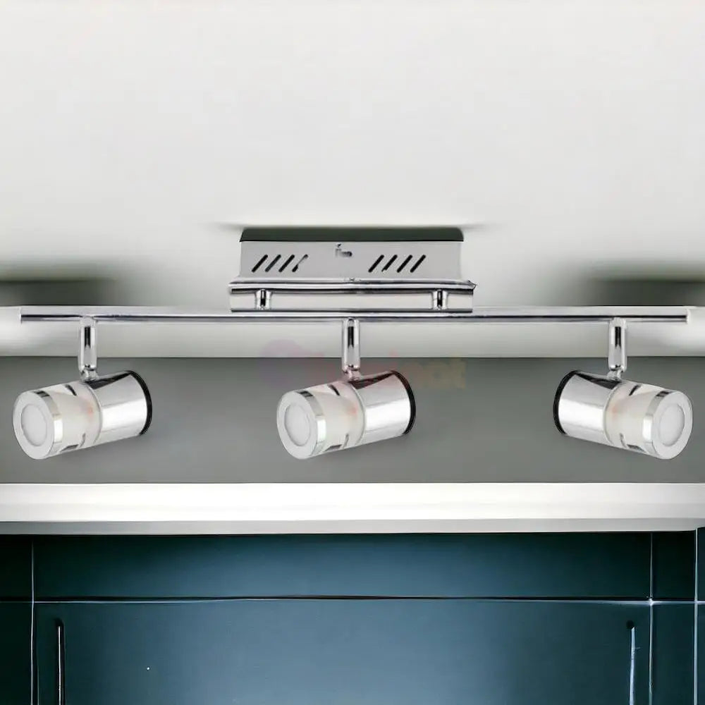 Aplica Led Baie 3X5W Assos Chrome Wall Light Fixtures