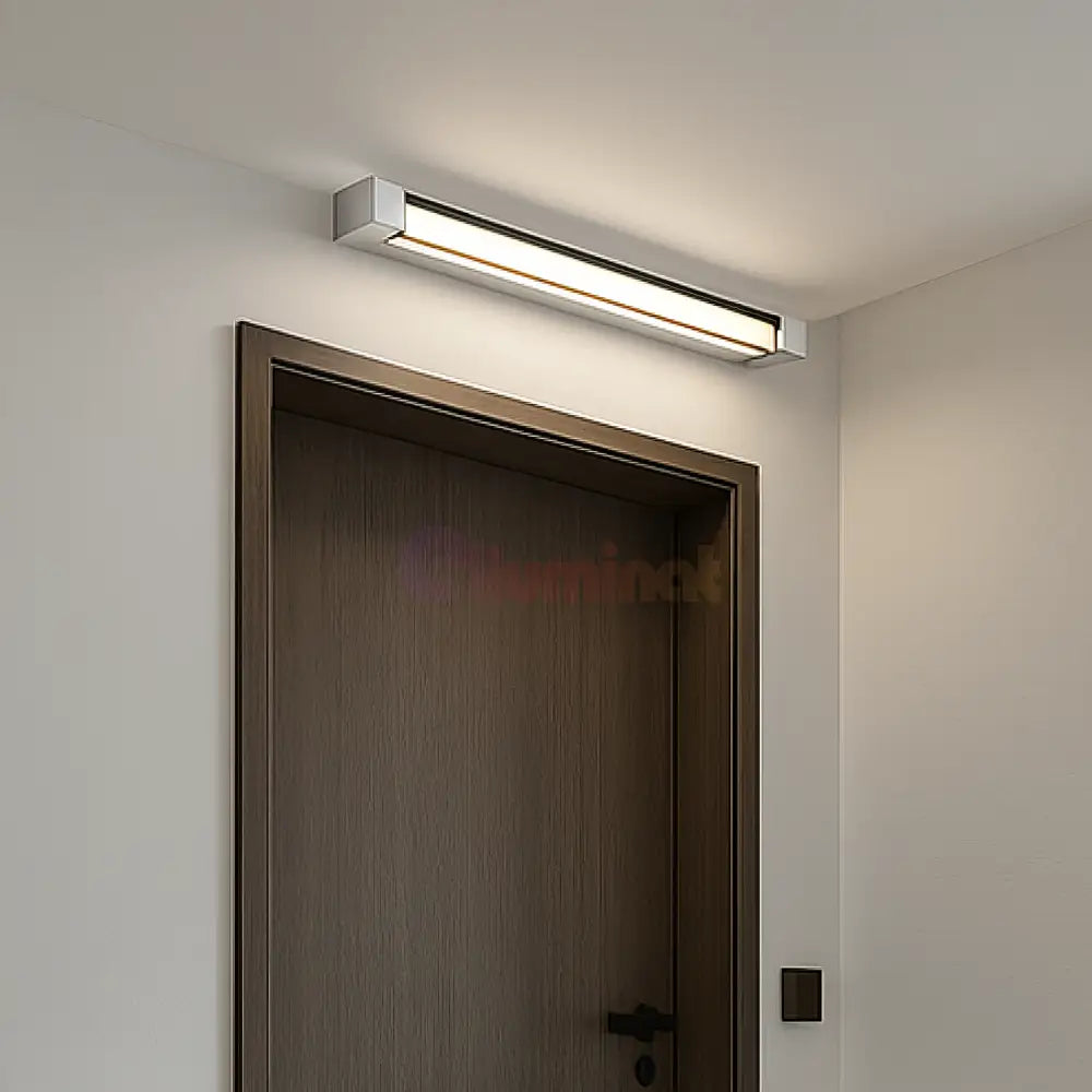 Aplica LED Aluminiu FABRIZIO CHROME / 50CM / ALB NATURAL Wall Light Fixtures