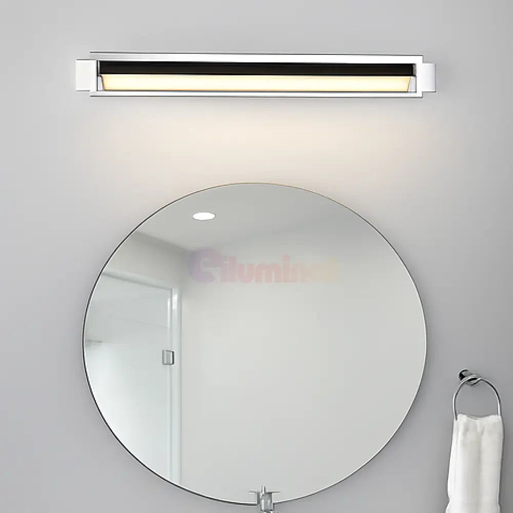 Aplica LED Aluminiu FABRIZIO CHROME / 50CM / ALB NATURAL Wall Light Fixtures