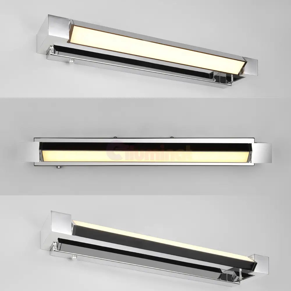 Aplica LED Aluminiu FABRIZIO CHROME / 50CM / ALB NATURAL Wall Light Fixtures