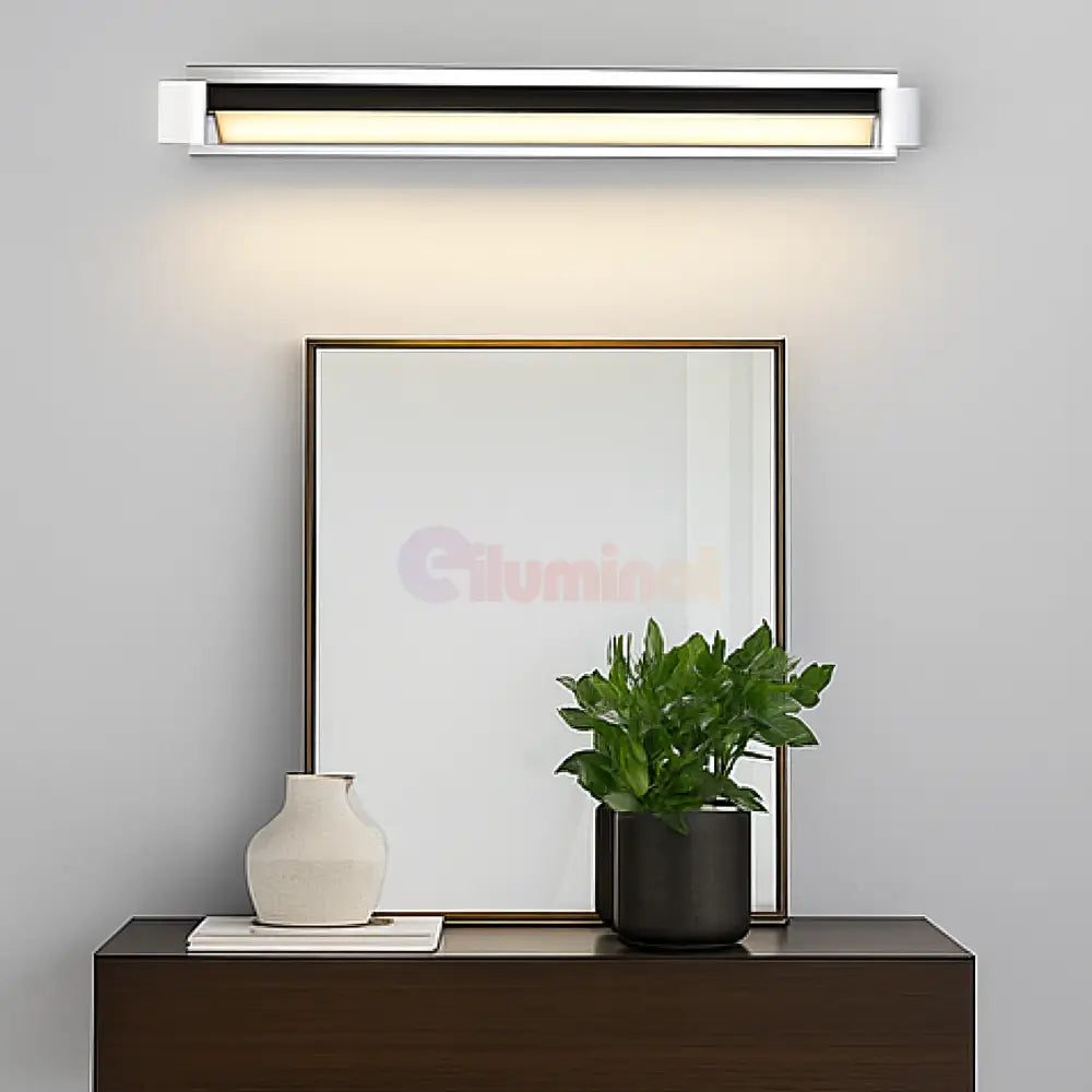 Aplica LED Aluminiu FABRIZIO CHROME / 50CM / ALB NATURAL Wall Light Fixtures