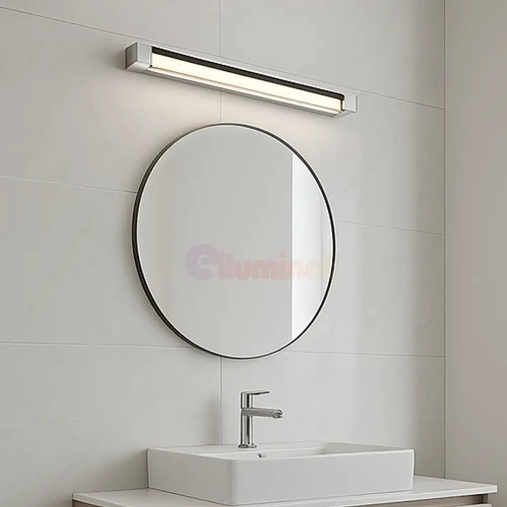 Aplica LED Aluminiu FABRIZIO CHROME / 50CM / ALB NATURAL Wall Light Fixtures
