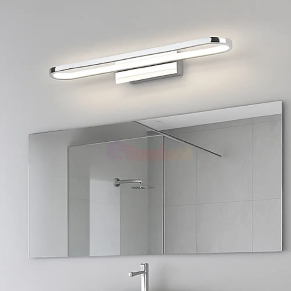 Aplica LED Perete GIANNI Crom CHROME / 50CM / ALB NATURAL Wall Light Fixtures
