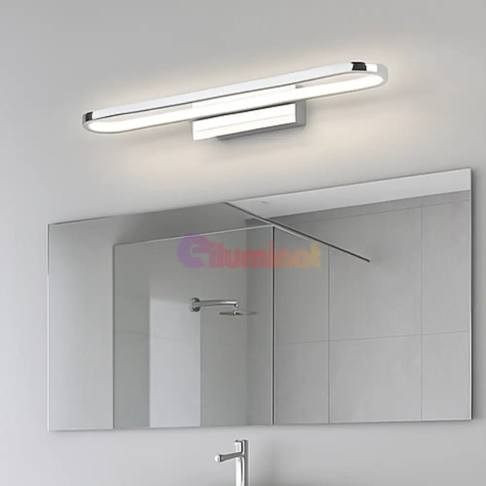 Aplica LED Perete GIANNI Crom CHROME / 50CM / ALB NATURAL Wall Light Fixtures
