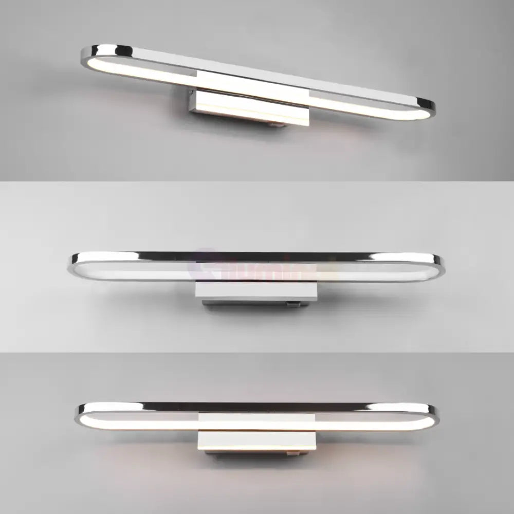 Aplica LED Perete GIANNI Crom CHROME / 50CM / ALB NATURAL Wall Light Fixtures