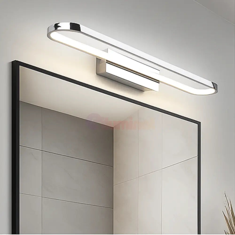 Aplica LED Perete GIANNI Crom CHROME / 50CM / ALB NATURAL Wall Light Fixtures