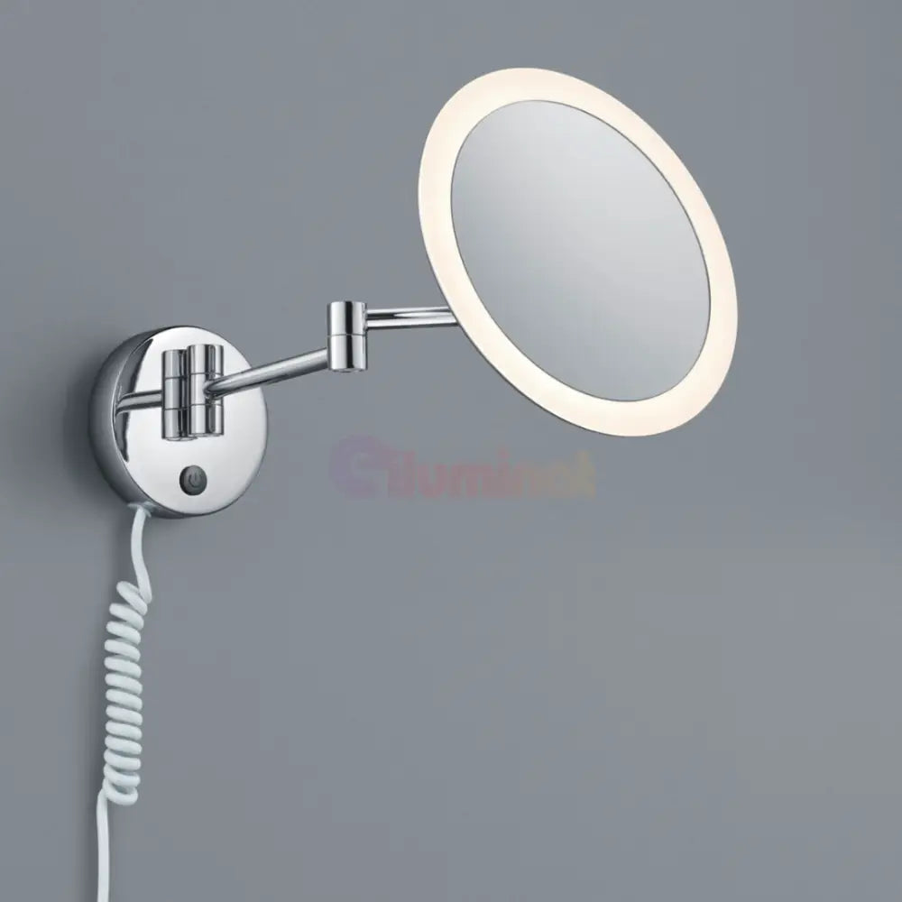 Aplica LED Perete cu Oglinda VIEW CHROME / ALB NATURAL Wall Light Fixtures