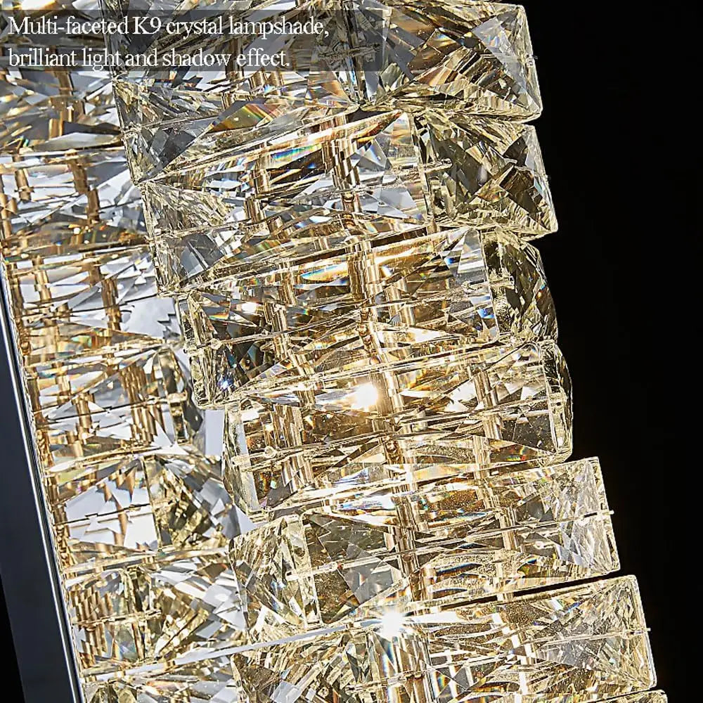 Aplica LED Cristal WAVE Chrome 48cm CHROME / CRISTAL Wall Light Fixtures