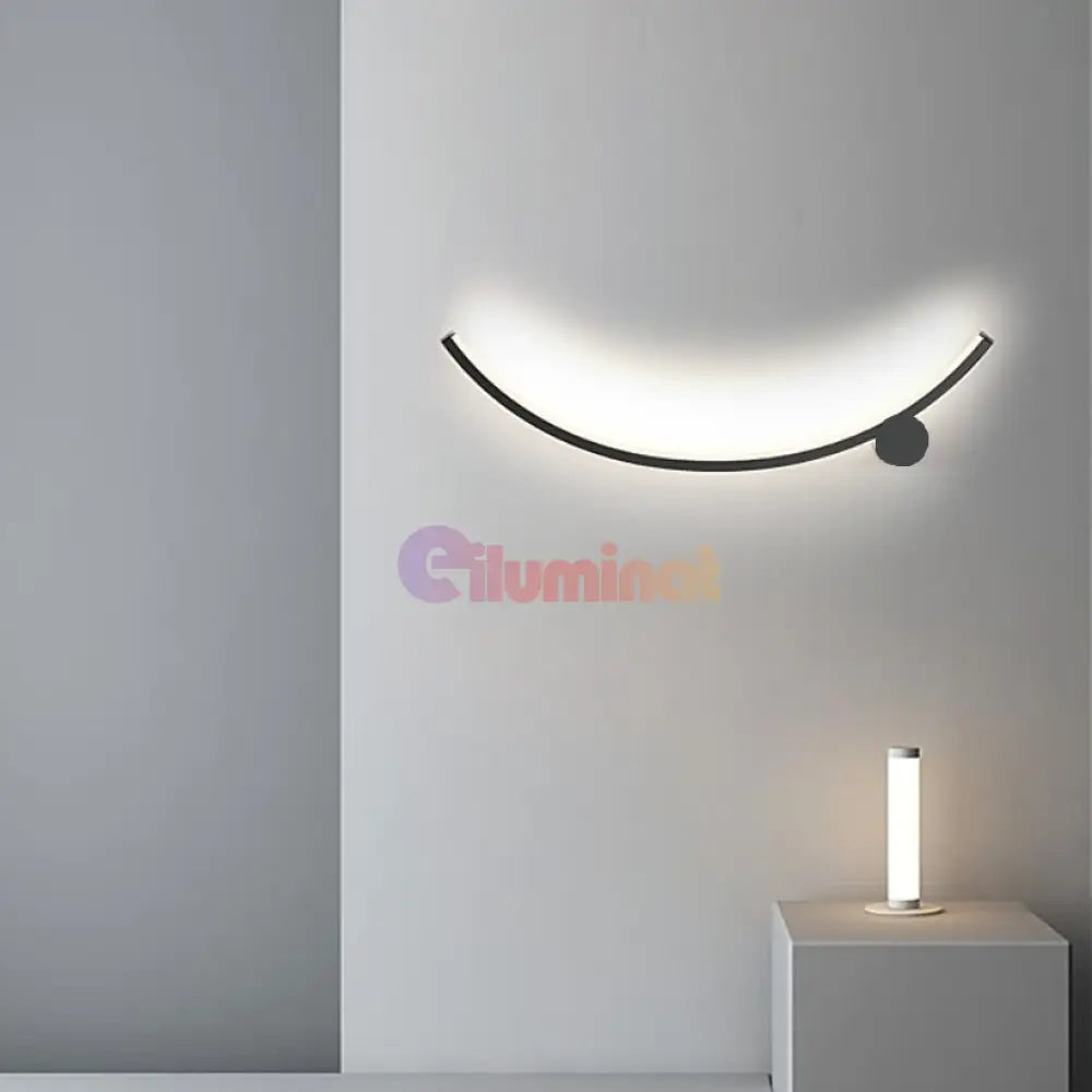 Aplica Led Curved Line 36W 60Cm Wall Light Fixtures