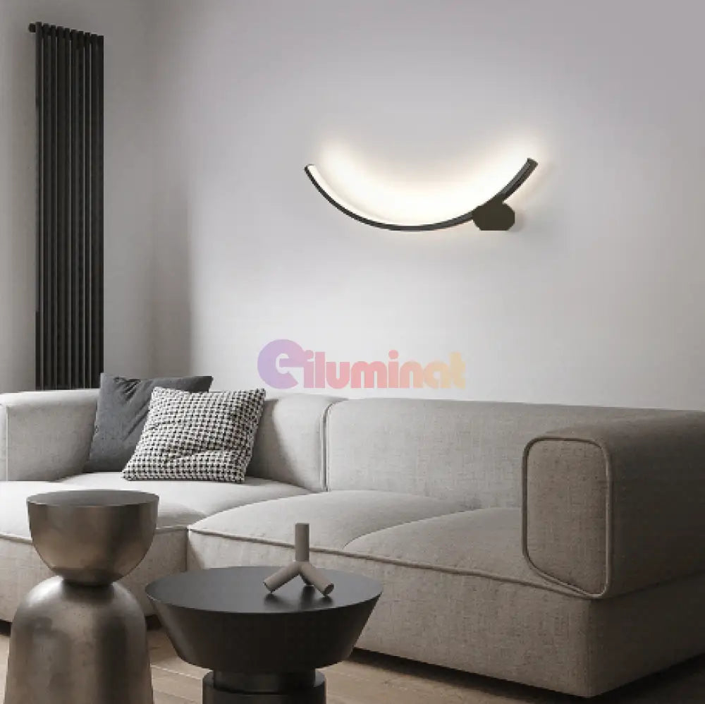 Aplica Led Curved Line 36W 60Cm Wall Light Fixtures