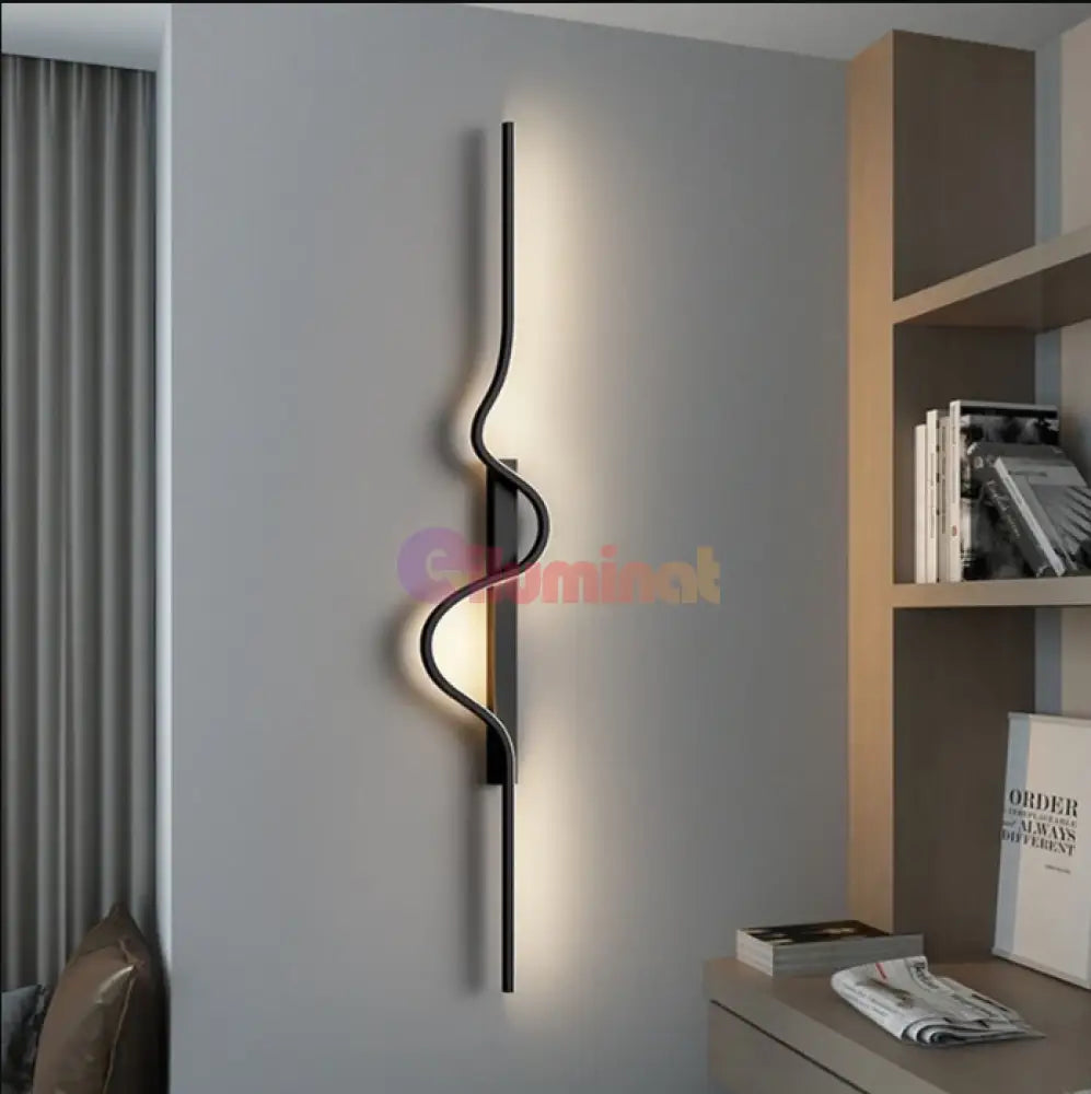 Aplica Led Dunes 36W 60Cm Aplica Perete / Tavan Alba Minimalist Design Wall Light Fixtures