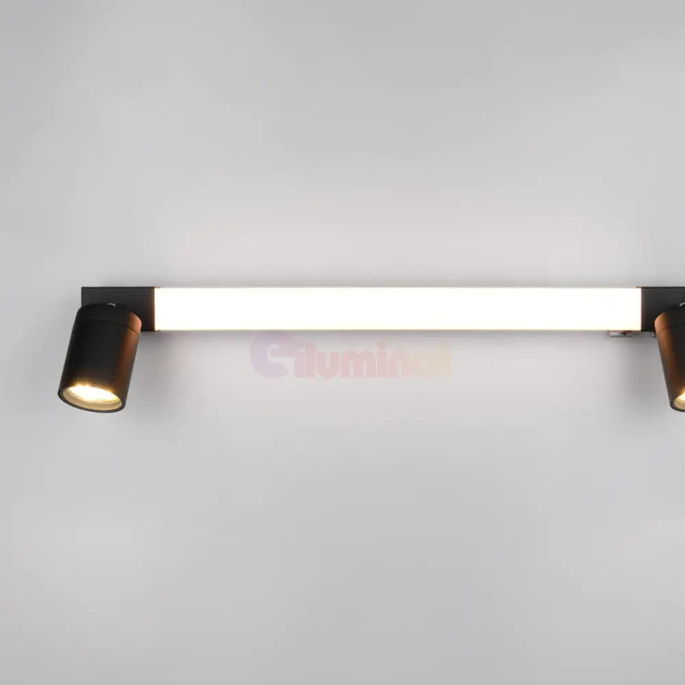 Lustra LED cu Spoturi ENRICO Black NEAGRA / 60CM led ceiling light