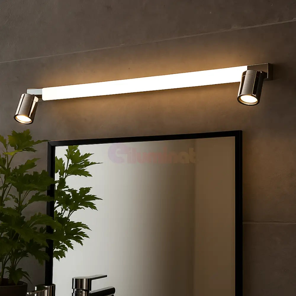Lustra LED cu Spoturi ENRICO 2xGU10 NEAGRA / 90CM led ceiling light