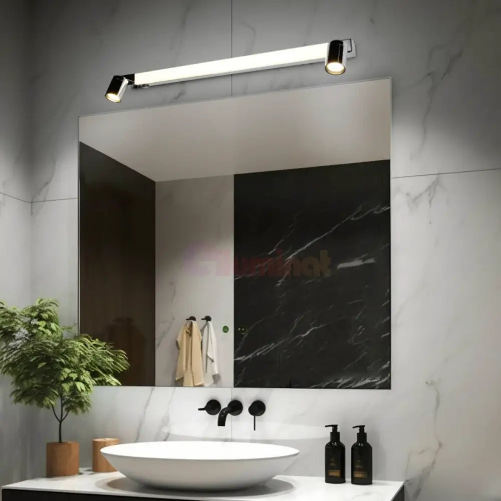 Lustra LED cu Spoturi ENRICO 2xGU10 NEAGRA / 90CM led ceiling light