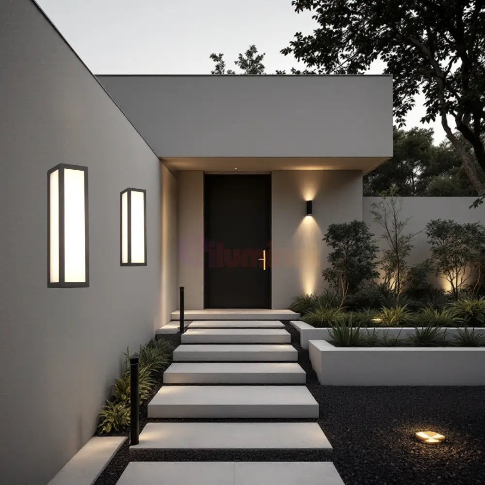 Aplica LED Exterior 10,5W FUERTE NEAGRA / ALB CALD / APLICA PERETE Wall Light Fixtures