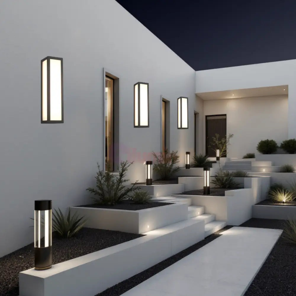 Aplica LED Exterior 10,5W FUERTE NEAGRA / ALB CALD / APLICA PERETE Wall Light Fixtures