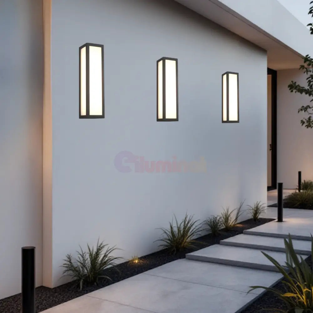 Aplica LED Exterior 10,5W FUERTE NEAGRA / ALB CALD / APLICA PERETE Wall Light Fixtures