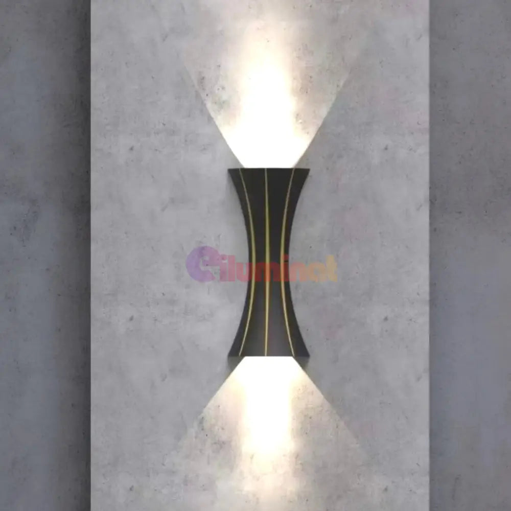 Aplica Led Exterior 10W Black Elegance Wall Light Fixtures
