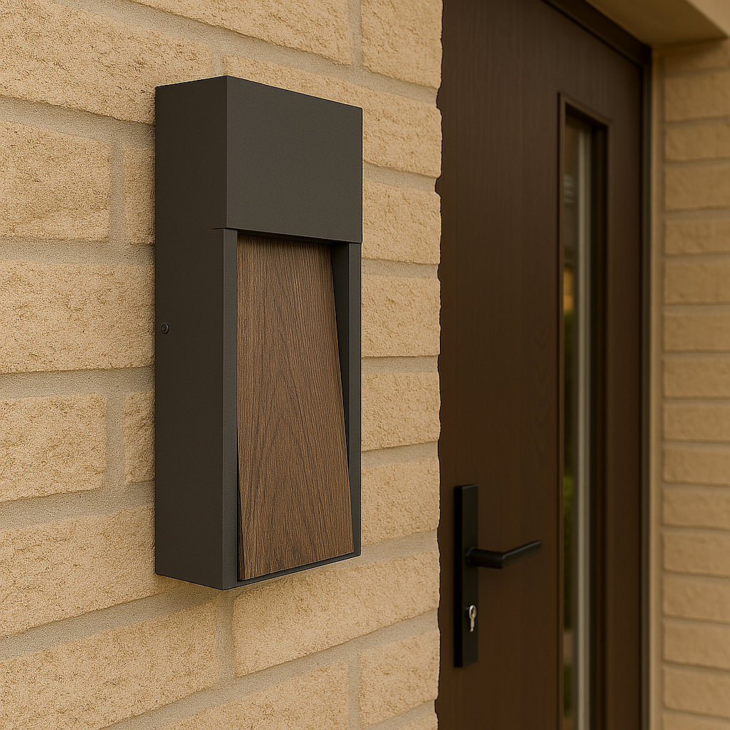 Aplica LED Exterior 11W SALMON Imitatie lemn / APLICA PERETE Wall Light Fixtures