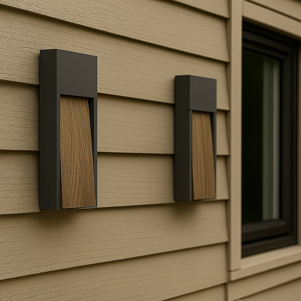 Aplica LED Exterior 11W SALMON Imitatie lemn / APLICA PERETE Wall Light Fixtures