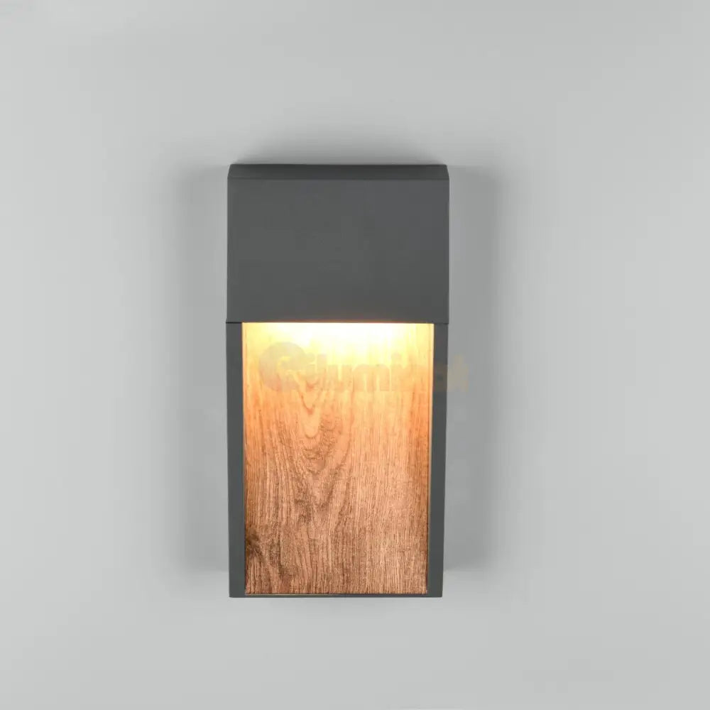 Aplica LED Exterior 11W SALMON Imitatie lemn / APLICA PERETE Wall Light Fixtures