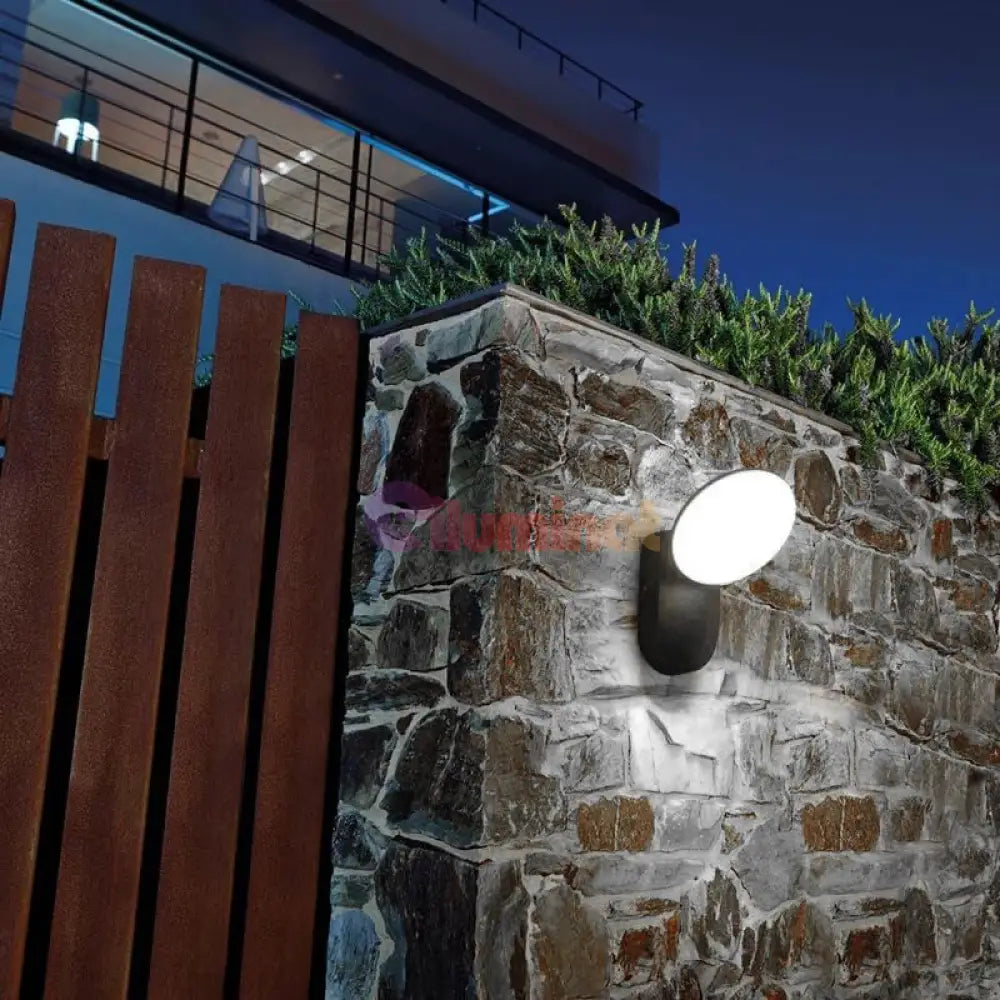 Aplica Led Exterior 12W Fy-127Y/Bk Wall Light Fixtures