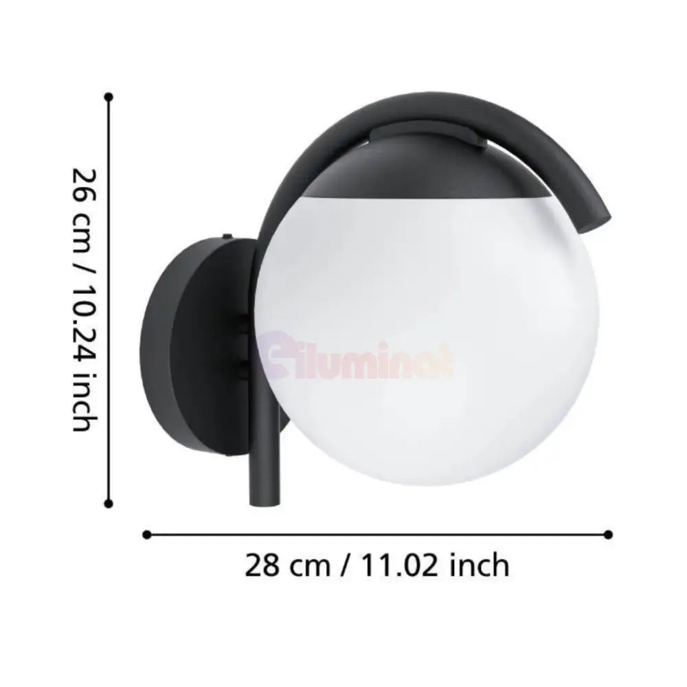 Aplica Exterior 1xE27 IP44 98731 APLICA PERETE / NEAGRA Lighting Fixtures