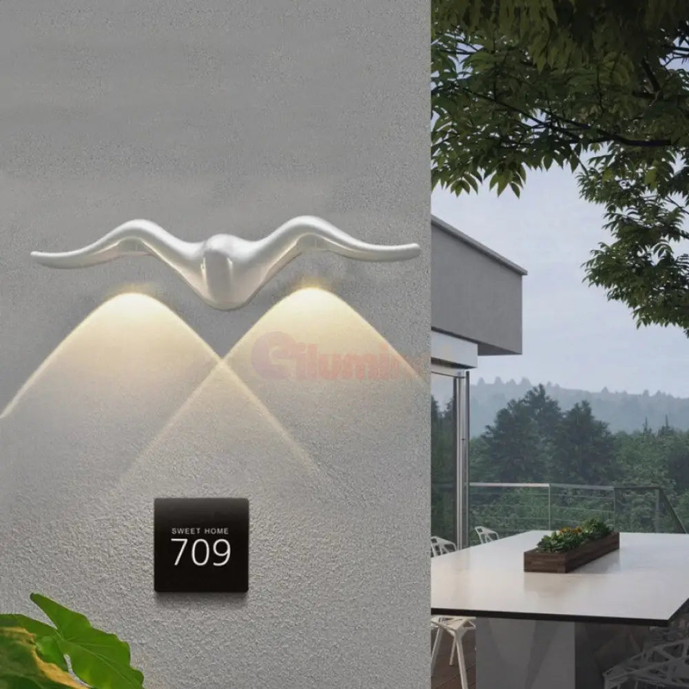 Aplica LED Exterior 2x3W Aero ALBA ALBA / ALB CALD / APLICA PERETE Wall Light Fixtures