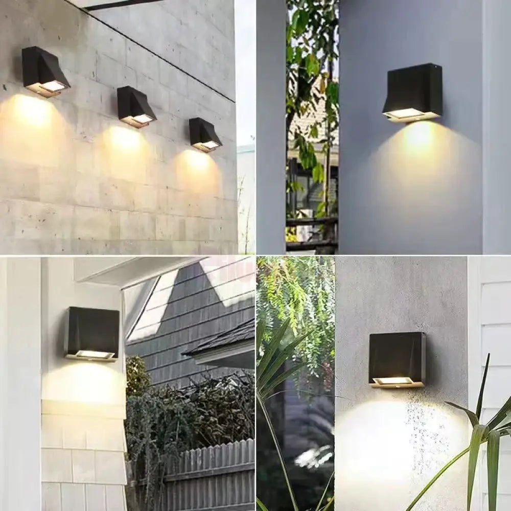 Aplica Led Exterior 3W V1 Neagra Wall Light Fixtures