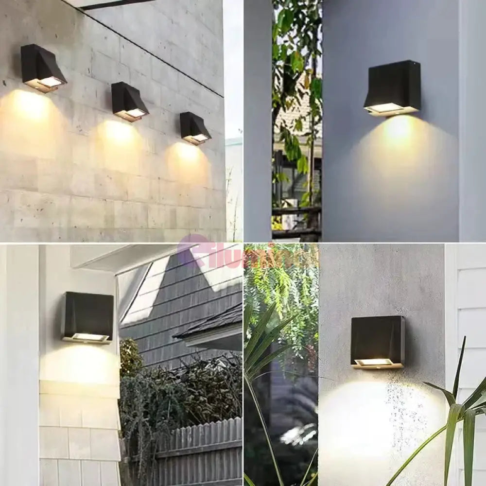 Aplica Led Exterior 3W V1 Neagra Wall Light Fixtures