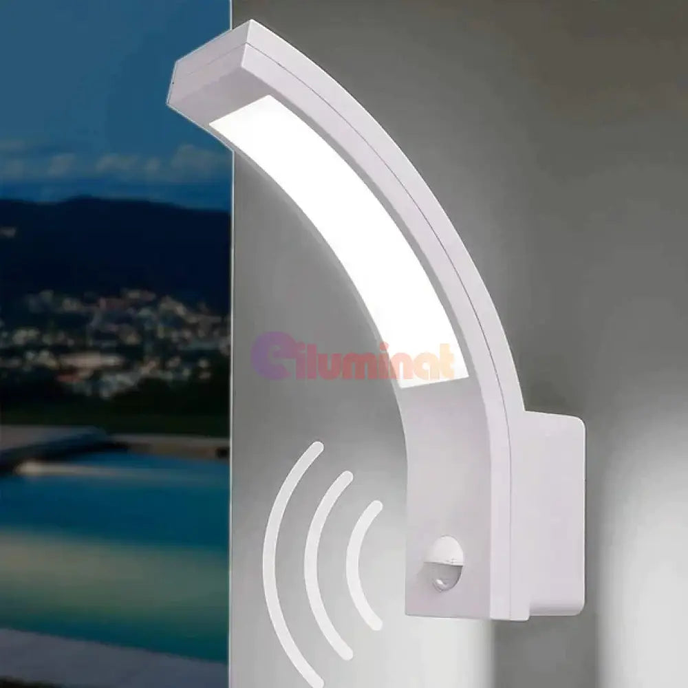 Aplica Led Exterior Alba 10W V2 Senzor Wall Light Fixtures