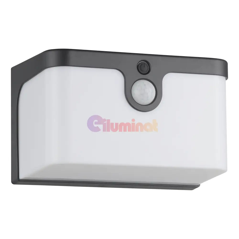 Aplica LED Exterior CROARA Gri Antracit cu Senzor 15CM APLICA PERETE Wall Light Fixtures