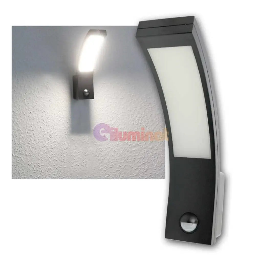 Aplica Led Exterior Gri 10W V2 Senzor Wall Light Fixtures