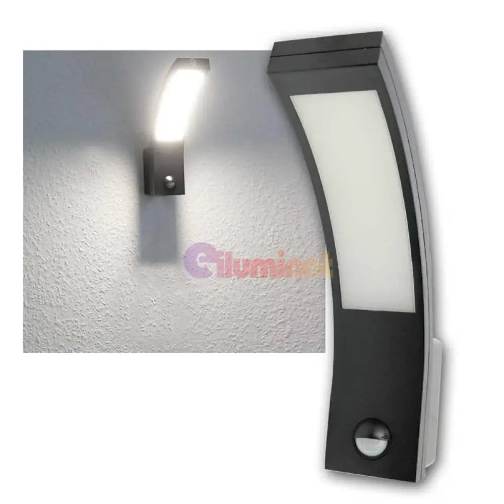 Aplica Led Exterior Gri 10W V2 Senzor Wall Light Fixtures