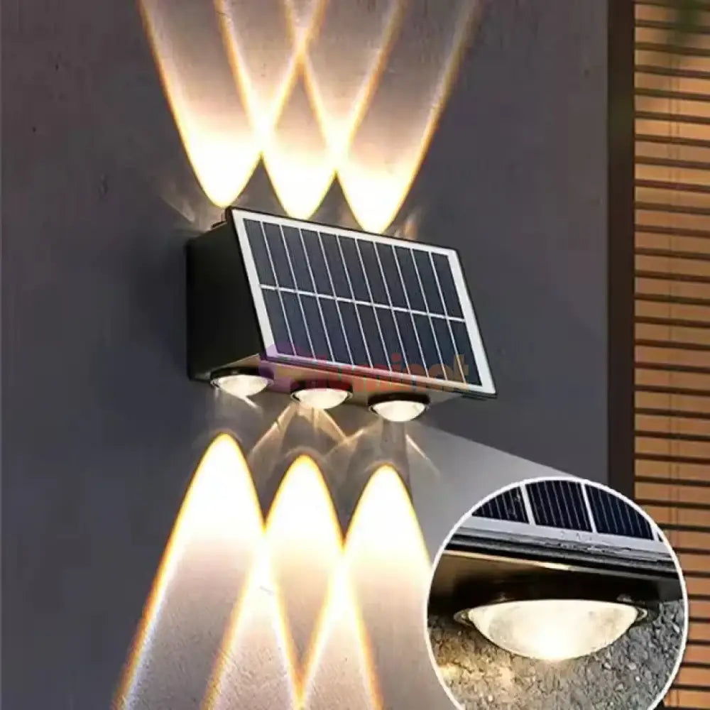 Aplica Led Exterior Trio 6W Solara Wall Light Fixtures