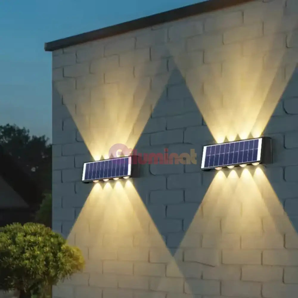 Aplica Led Exterior Trio 8W Solara Wall Light Fixtures