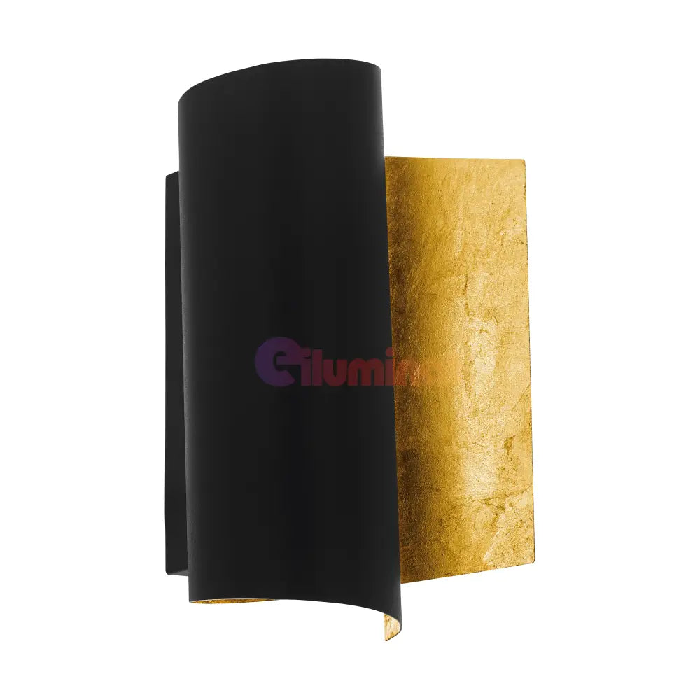 Aplica LED 40W FALICETTO GOLD & BLACK EGLO 98759 NEGRU + AURIU / APLICA PERETE / MINIMALIST DESIGN Wall Light Fixtures