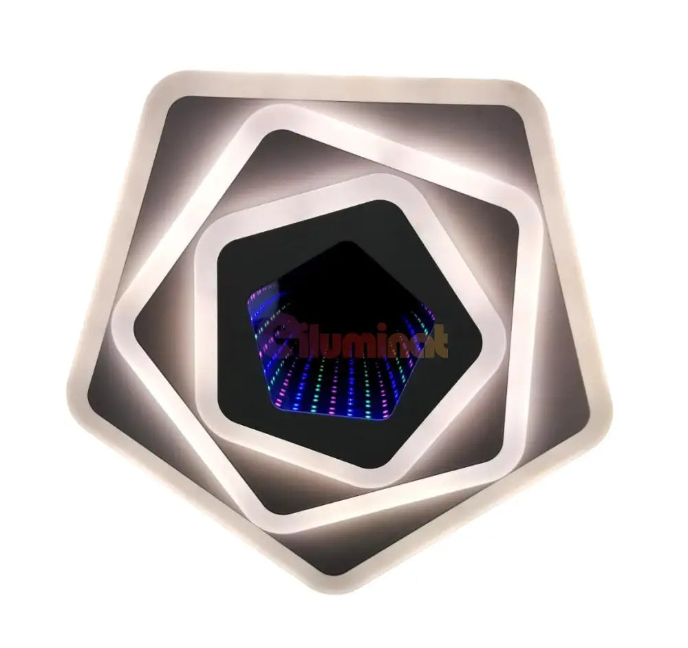 Aplica Led Galaxy 3D Pentagon Rgb Echivalent 300W Lighting Fixtures