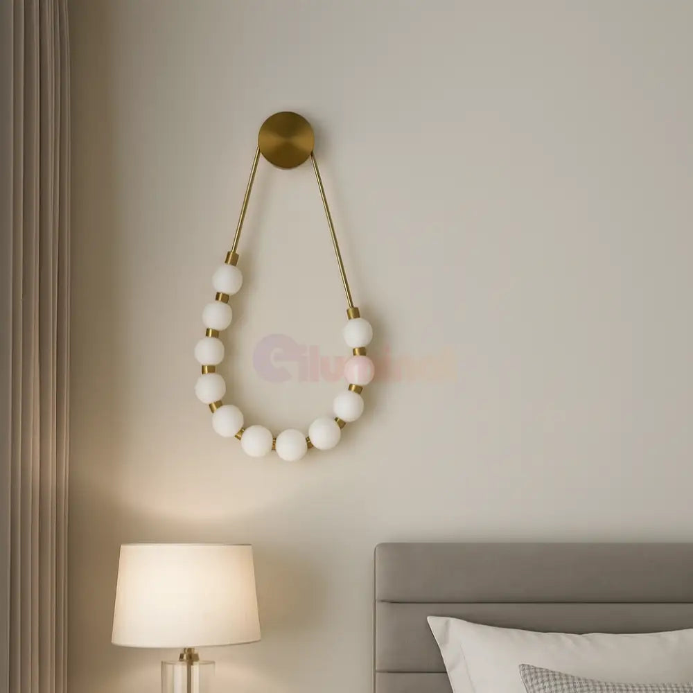 Aplica LED RFAN 60W Auriu/Alb W1001 AURIE / APLICA / APLICA PERETE Wall Light Fixtures