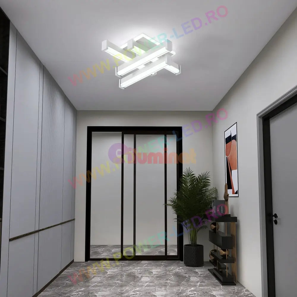 Aplica Led Linnes Square 62W Alba Echivalent 300W Wall Light Fixtures