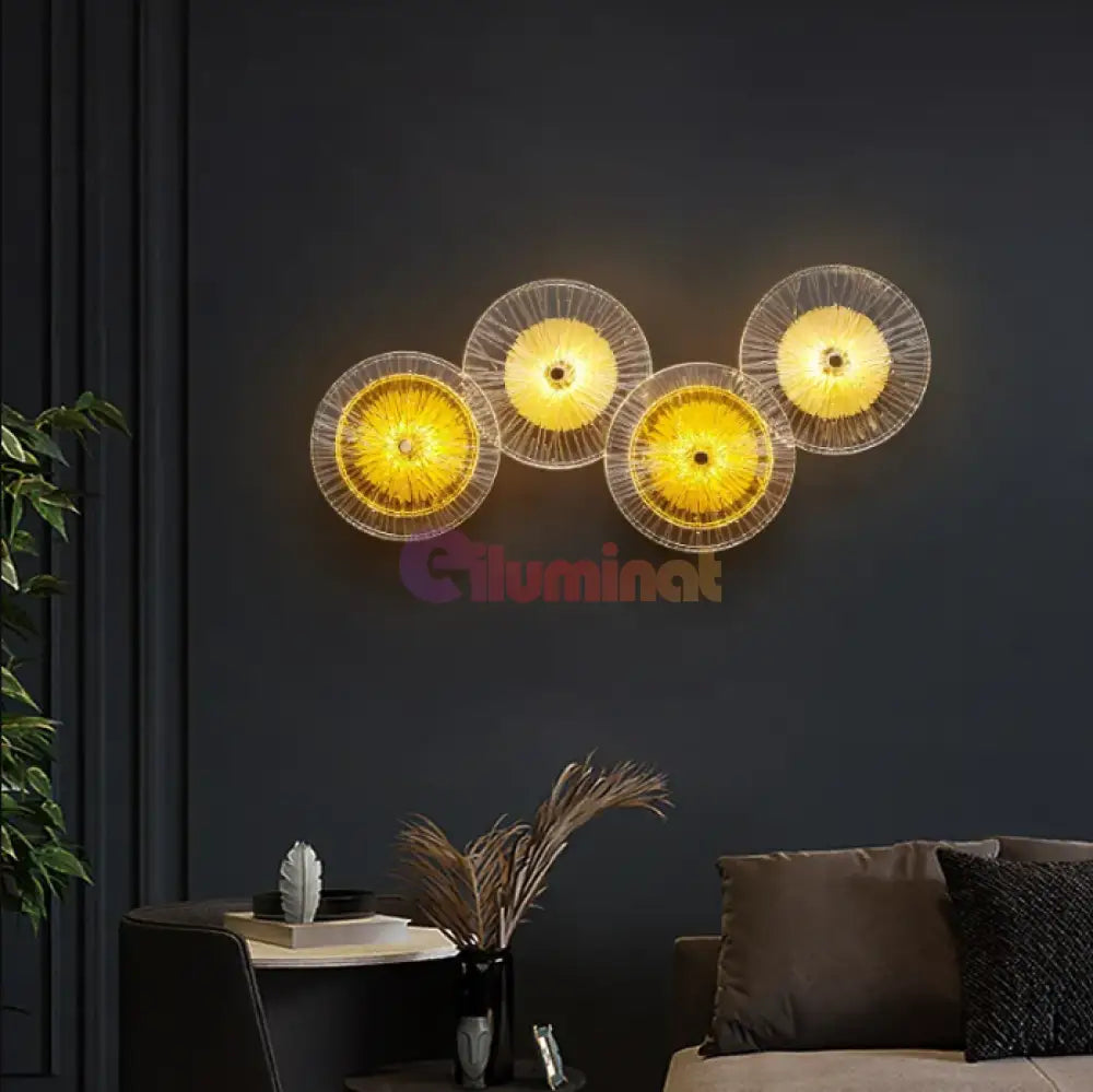 Aplica Led Luxury Citra Glass 12W Wall Light Fixtures