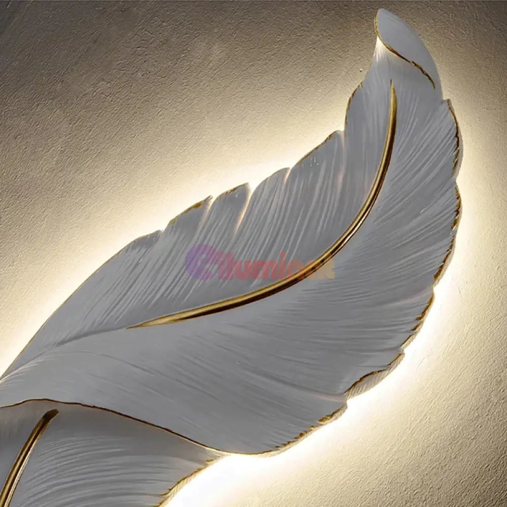 Aplica Led Luxury Feather 25W 63Cm Wall Light Fixtures