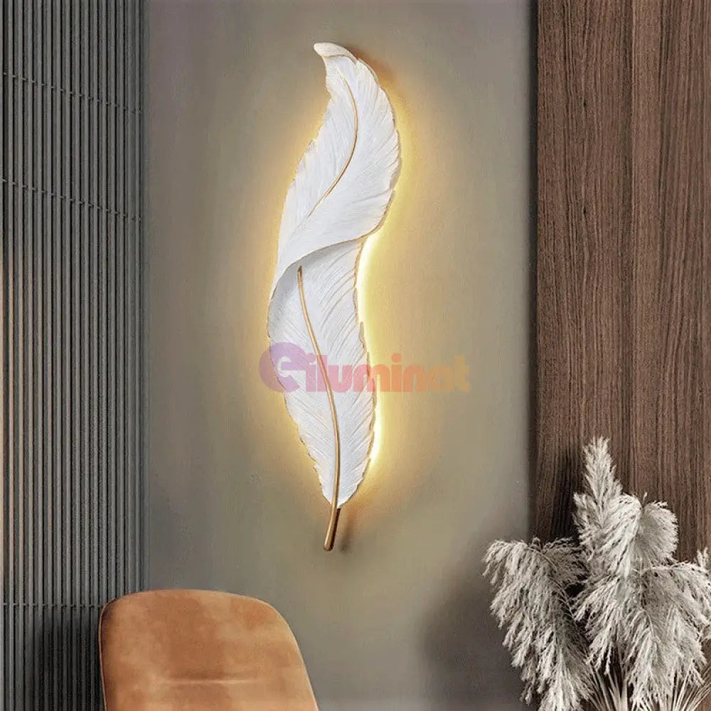 Aplica Led Luxury Feather 25W 63Cm Wall Light Fixtures